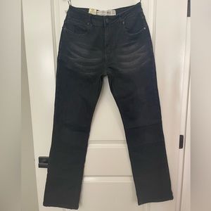 Barbell Apparel Relaxed Athletic Fit Jeans Men’s Size 32W Jet Black